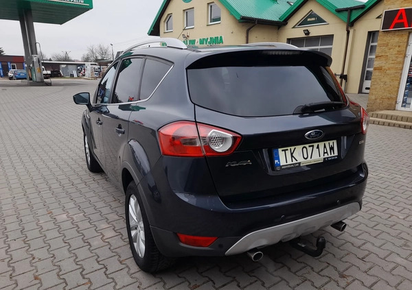 Ford Kuga cena 37400 przebieg: 190000, rok produkcji 2010 z Kielce małe 172